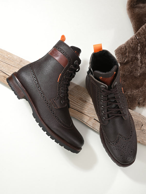 alberto torresi Alberto Torresi Men Brown Zayn Boots