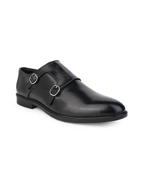 Alberto Torresi Alberto Torresi Men's Toro Black Double Monk Straps