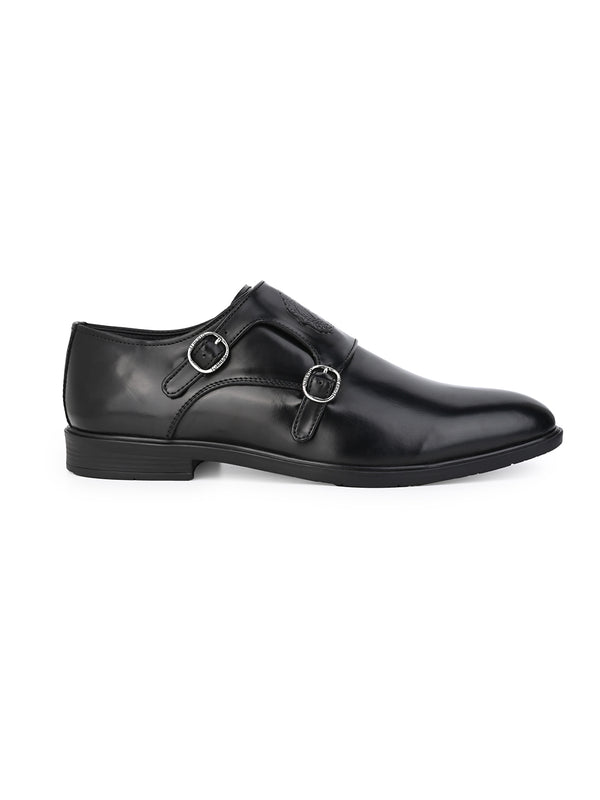 Alberto Torresi Alberto Torresi Men's Toro Black Double Monk Straps