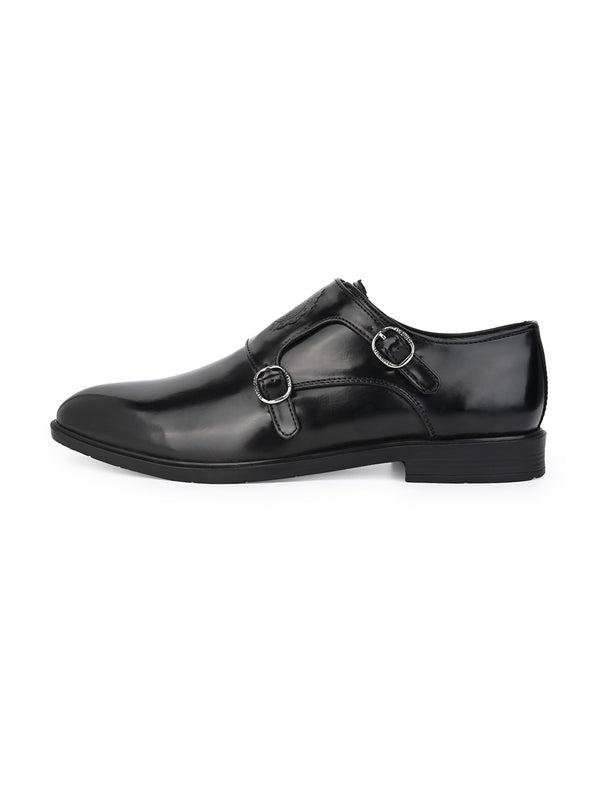 Alberto Torresi Alberto Torresi Men's Toro Black Double Monk Straps