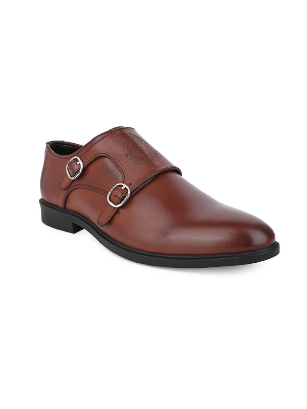 Alberto Torresi Alberto Torresi Men's Toro Brown Double Monk Straps