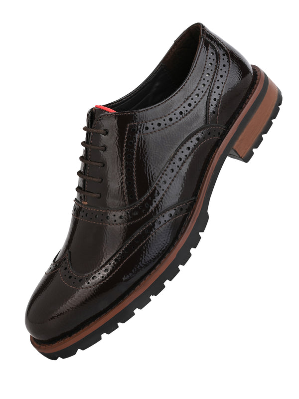 Alberto Torresi ALBERTO TORRESI MENS SEBESTIAN WING-TIP BROGUE SHOES FOR MEN