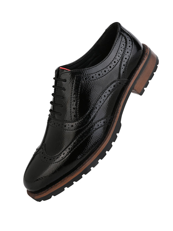 Alberto Torresi ALBERTO TORRESI MENS SEBESTIAN WING-TIP BROGUE SHOES FOR MEN