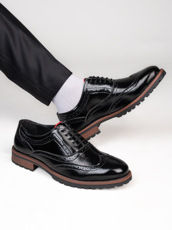 alberto torresi ALBERTO TORRESI MENS SEBESTIAN WING-TIP BROGUE SHOES FOR MEN