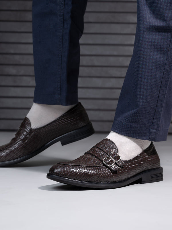 alberto torresi Alberto Torresi Palermo Bordo Men's Double Monk Strap Shoes