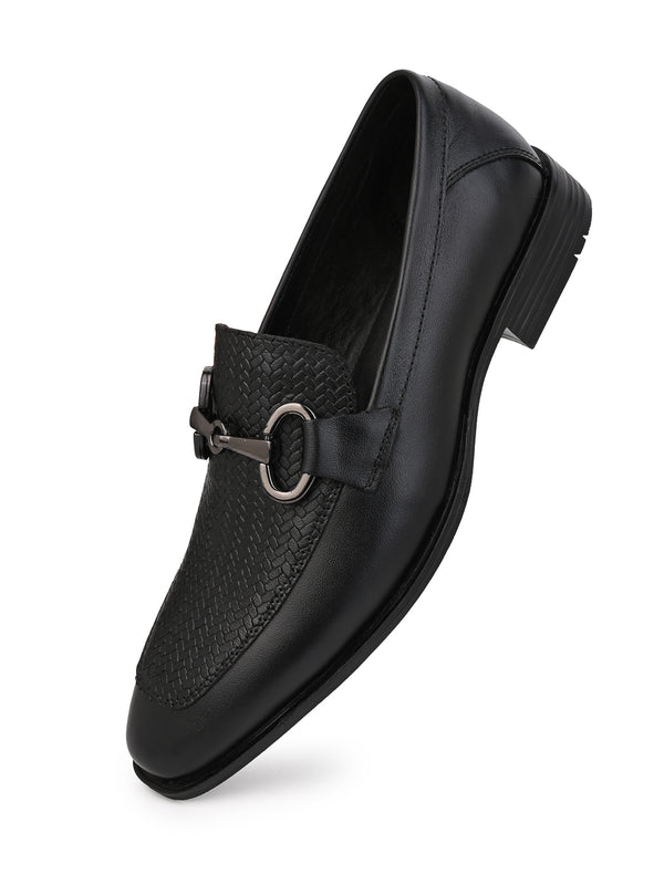 Alberto Torresi Alberto Torresi Premium Branded Horsebit Formal LeatherLoafer With TPR Sole And Heel Support