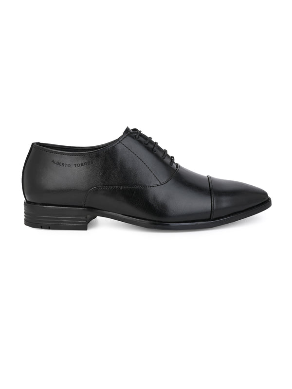 Alberto Torresi Alberto Torresi Synthetic Black Laceup Formal Shoes