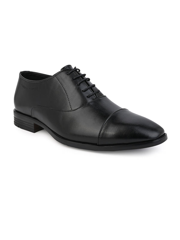 alberto torresi Alberto Torresi Synthetic Black Laceup Formal Shoes