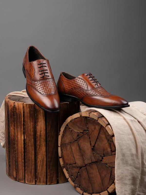 alberto torresi Alberto Torresi Tan Formal Shoe For Men