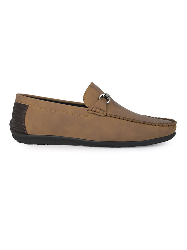 Alberto Torresi Alberto Torresi Tan Nubuck With Mattel Accent Slip On Loaffers