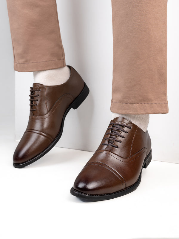 Alberto Torresi Alberto Torresi Tan Synthetic Formal Shoes