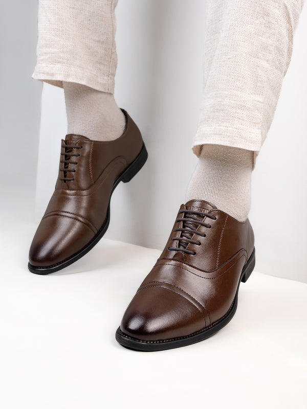 Alberto Torresi Alberto Torresi Tan Synthetic Formal Shoes