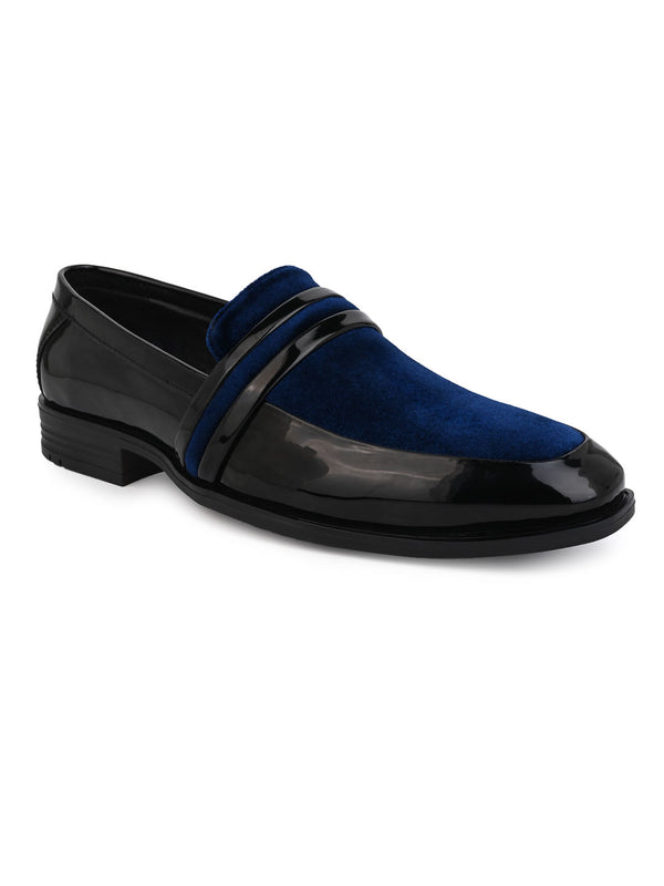 Alberto Torresi Alberto Torresi Wedding Black Patent Blue Suede Shoes