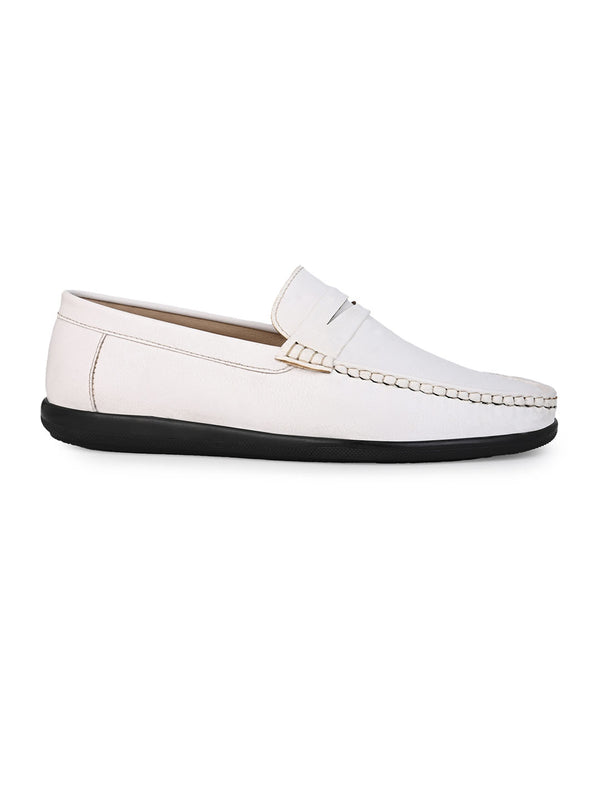 Alberto Torresi Alberto Torresi White Slip On Loafer