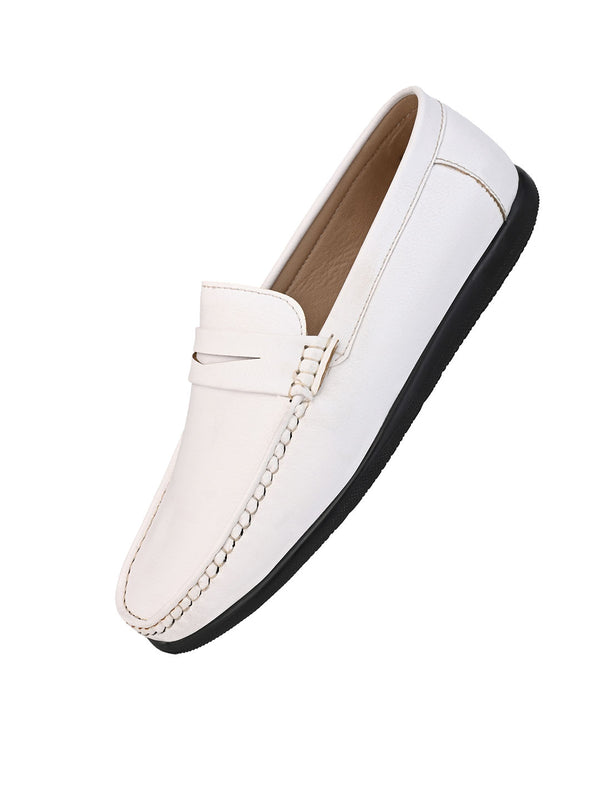 Alberto Torresi Alberto Torresi White Slip On Loafer