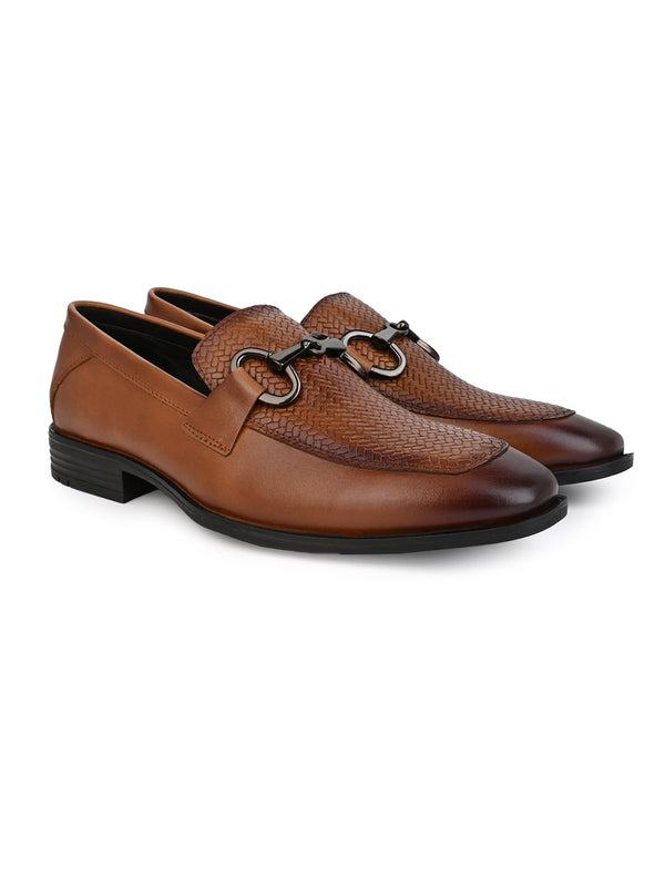 Alberto Torresi Premium Branded Horsebit Formal Leather Loafer With Tpr Sole And Heel Support