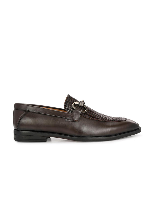Alberto Torresi Premium Branded Horsebit Formal Synthetic Loafer With Tpr Sole And Heel Support