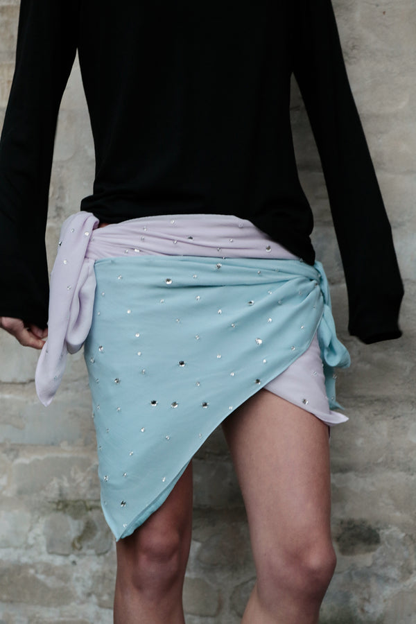 albus lumen SCARF BANDEAU TOP II