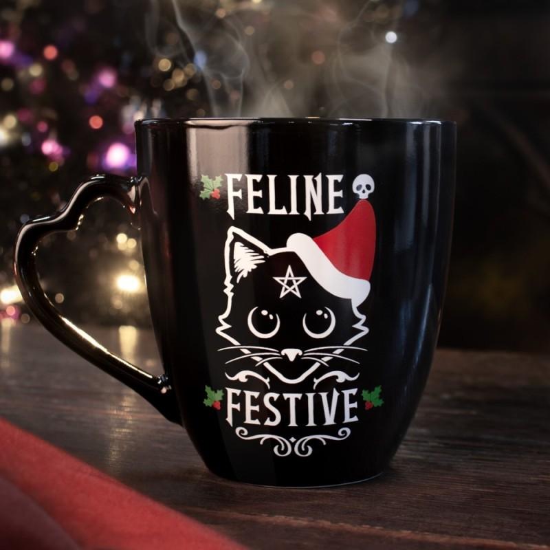 Alchemy England Feline Festive Christmas Mug (XMUG1)