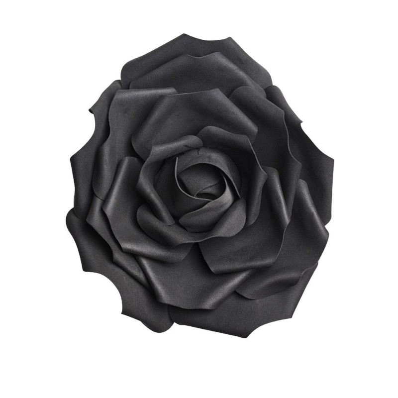 alchemy england Large Black Rose Head (ROSE3)