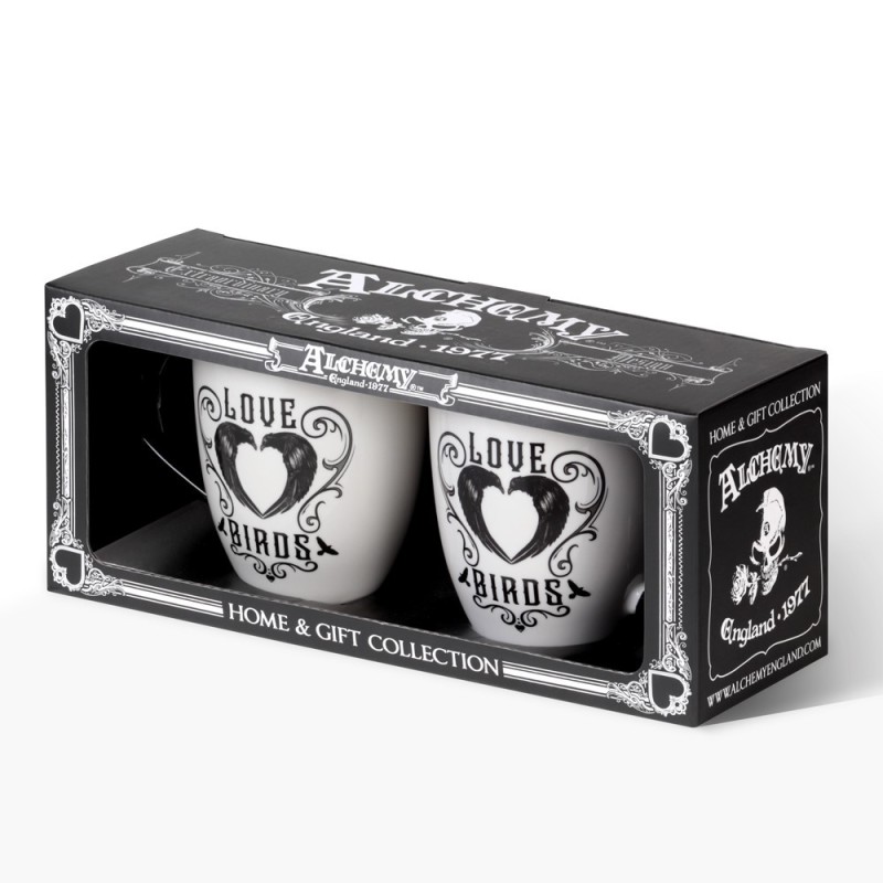 Alchemy England Love Birds Couple Mug Set (CM3)