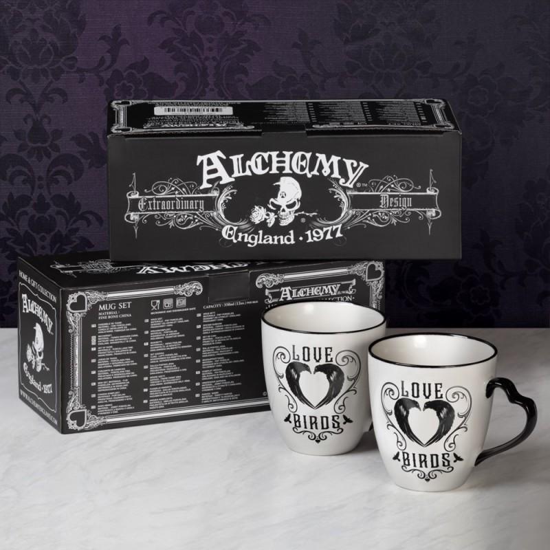Alchemy England Love Birds Couple Mug Set (CM3)