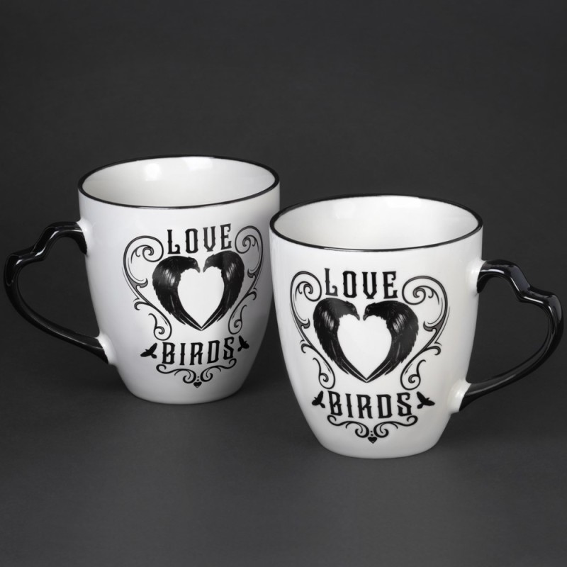 alchemy england Love Birds Couple Mug Set (CM3)