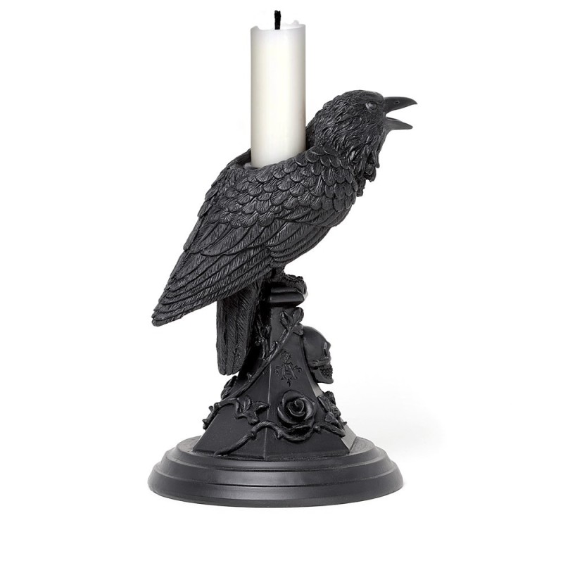 Alchemy England Poe's Raven Candle Stick (V109)