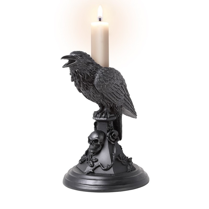 alchemy england Poe's Raven Candle Stick (V109)