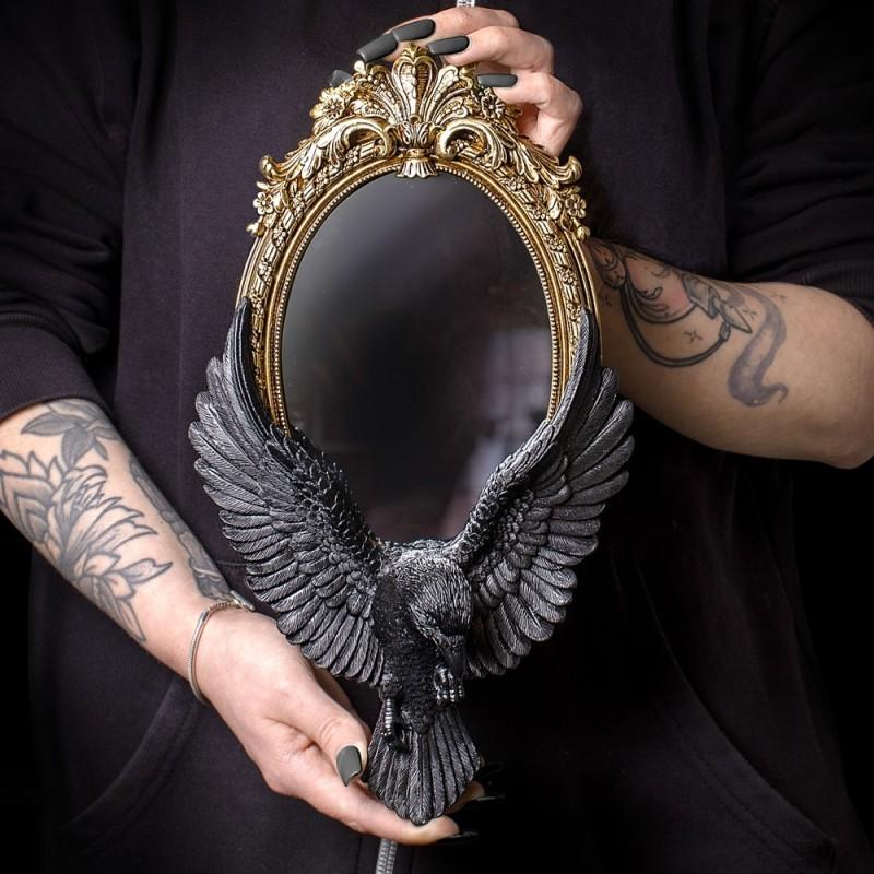 Alchemy England Raven's Gaze Wall Mirror (V119)