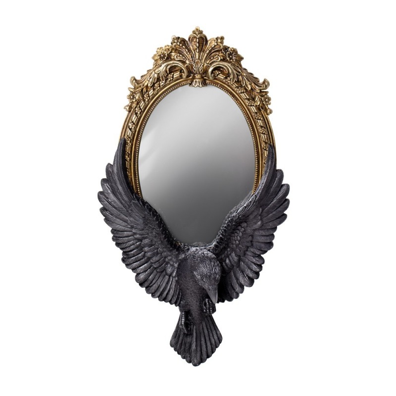 alchemy england Raven's Gaze Wall Mirror (V119)