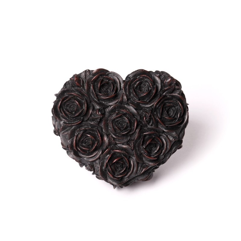 Alchemy England Rose Heart Box - Black (SA19)