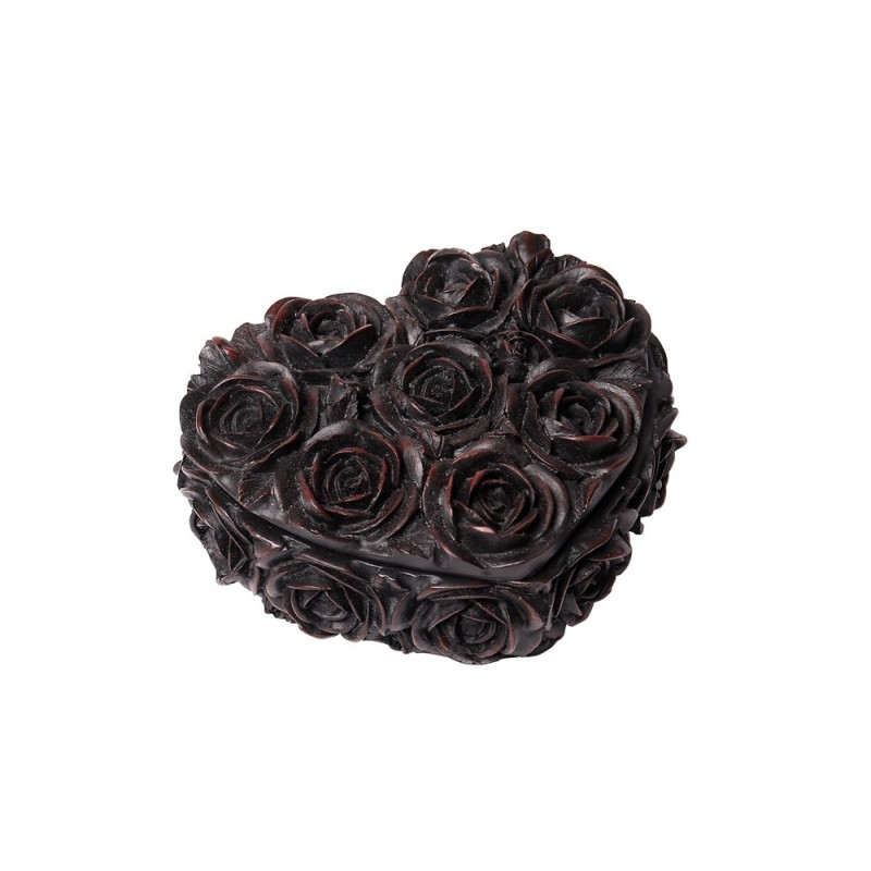 alchemy england Rose Heart Box - Black (SA19)