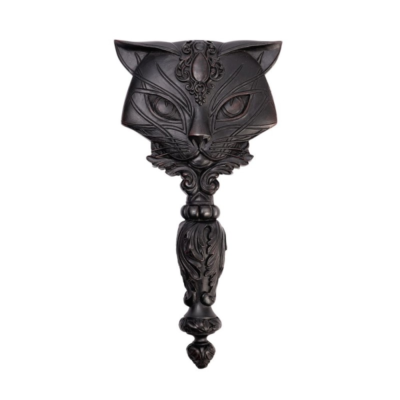 alchemy england Sacred Cat Hand Mirror (Black) (V64B)