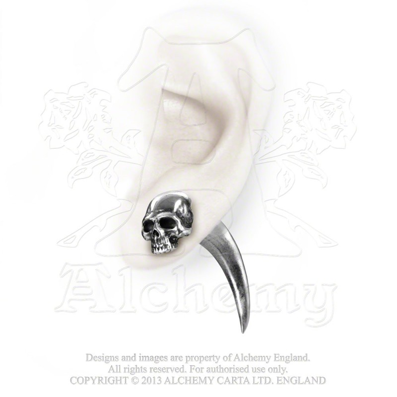 Alchemy England Tomb Skull Horn (E320)