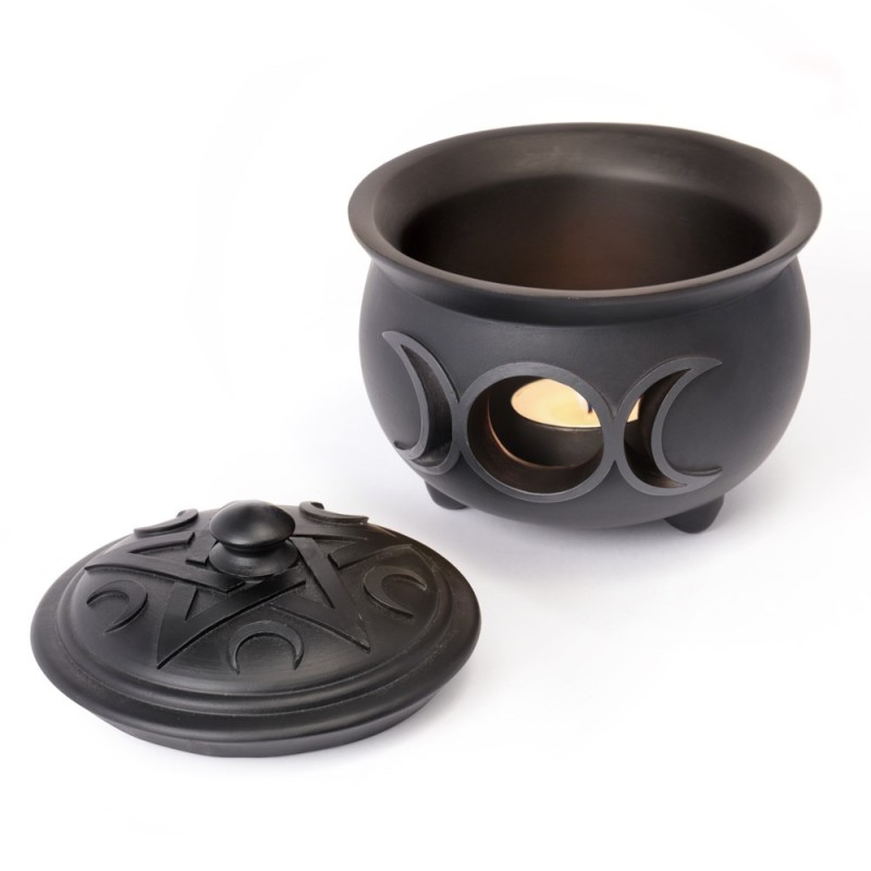 Alchemy England Triple Moon Cauldron Pot (V107)