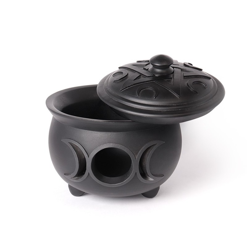 Alchemy England Triple Moon Cauldron Pot (V107)