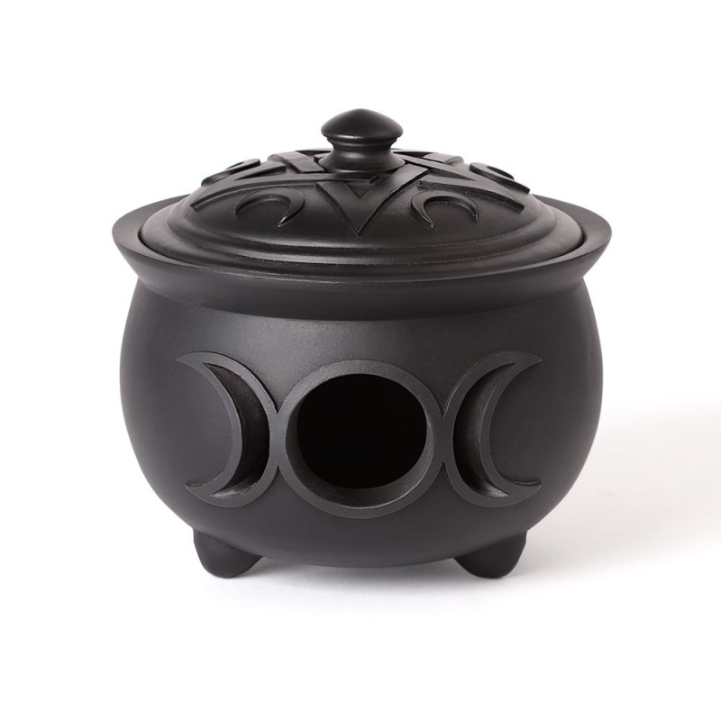 alchemy england Triple Moon Cauldron Pot (V107)