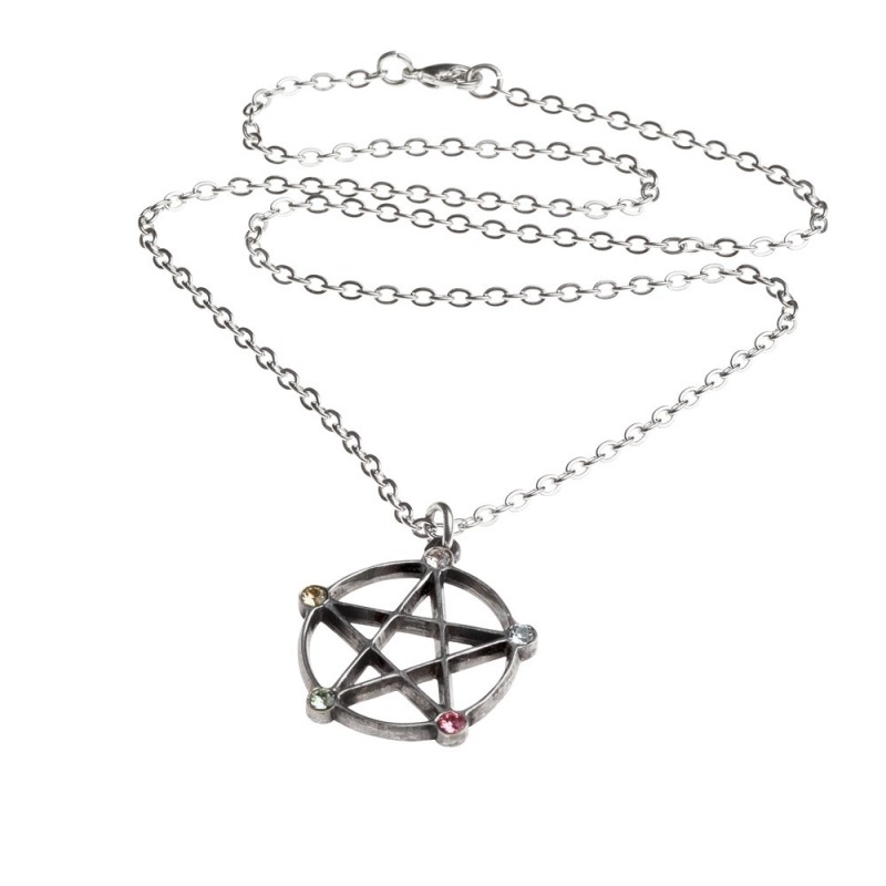 Alchemy England Wiccan Elemental Pentacle (P786)