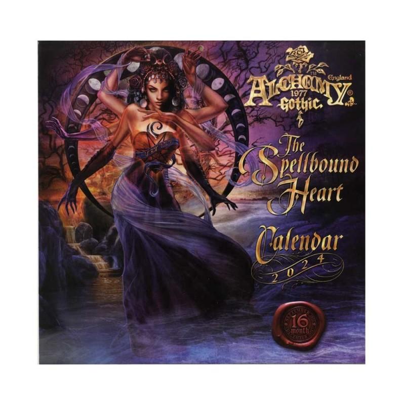 alchemy england Alchemy Gothic 'Spellbound Hearts' 2024 Wall Calendar (CAL24)