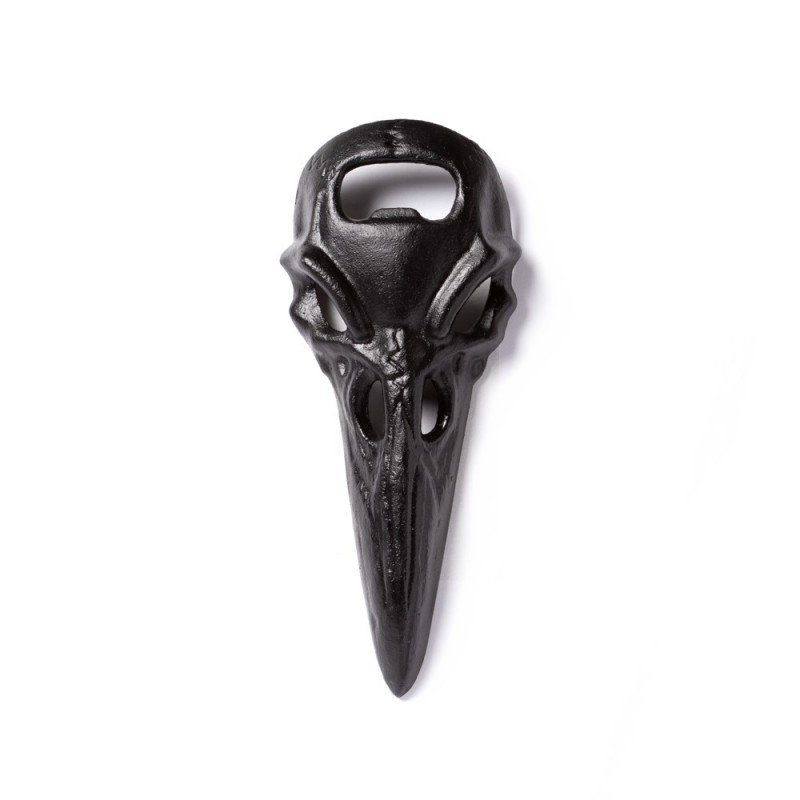 alchemy england Black Raven Skull Bottle Opener (SBO7)