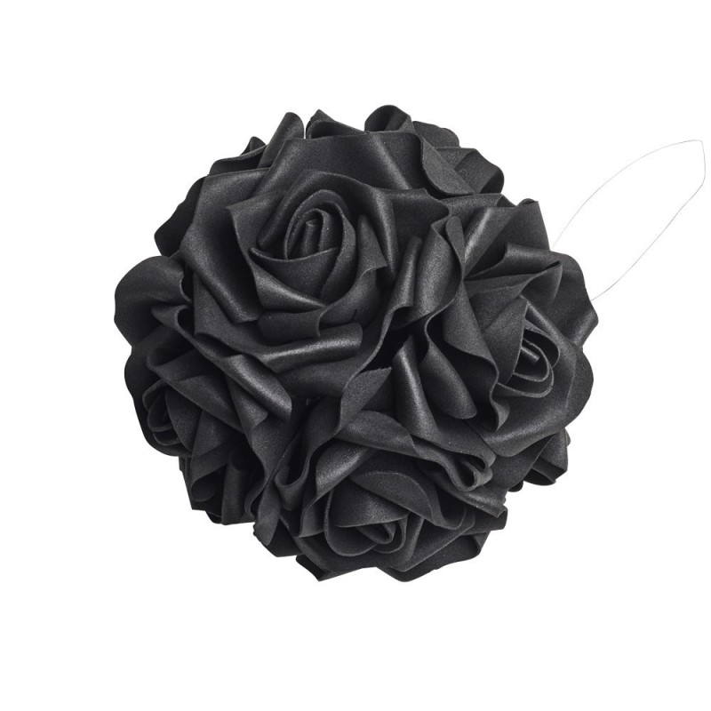 Alchemy England Black Rose Decorative Hanging Ball (ROSE6)