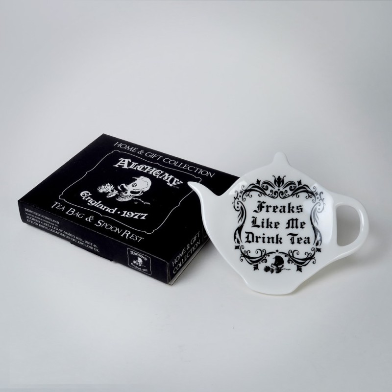 Alchemy England Freaks Like Me Drink Tea: Tea Spoon Holder/Rest (SR5)