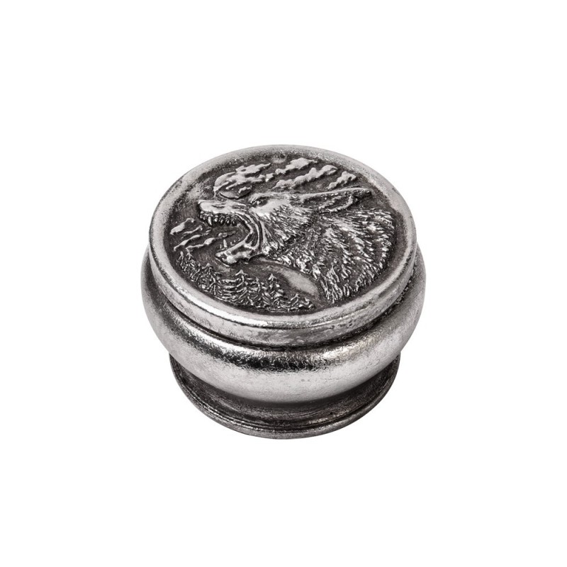 alchemy england Hour of the Wolf Box - Antique Silver (V103)