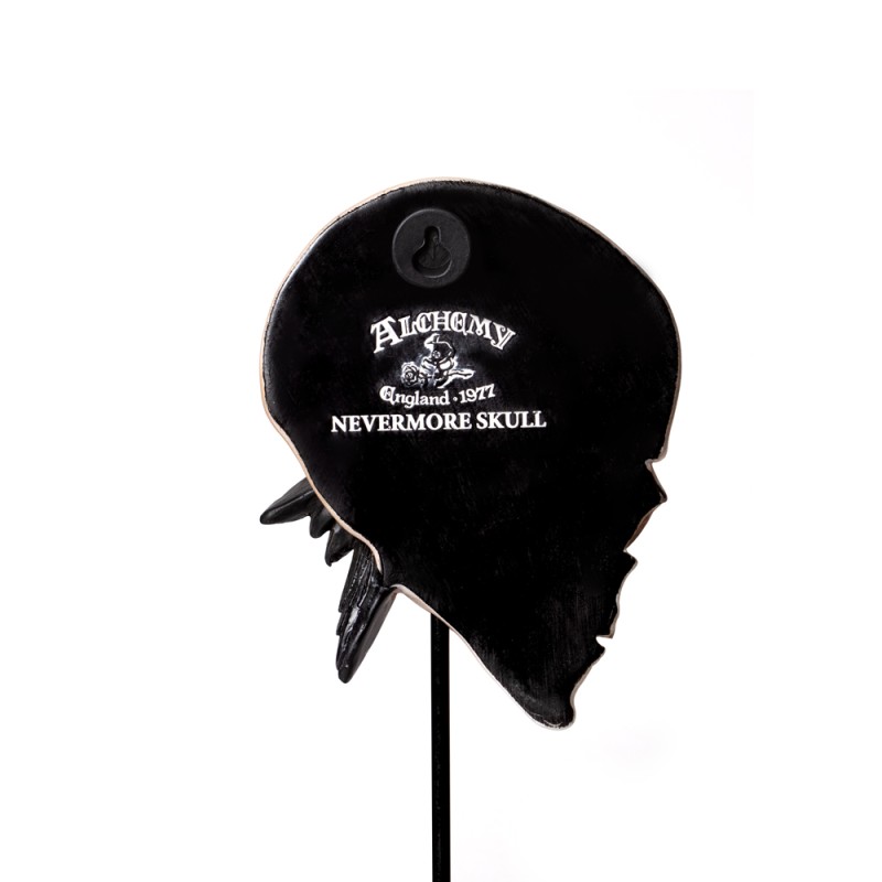 Alchemy England Nevermore Skull - Ornament & Wall Decoration (V122)