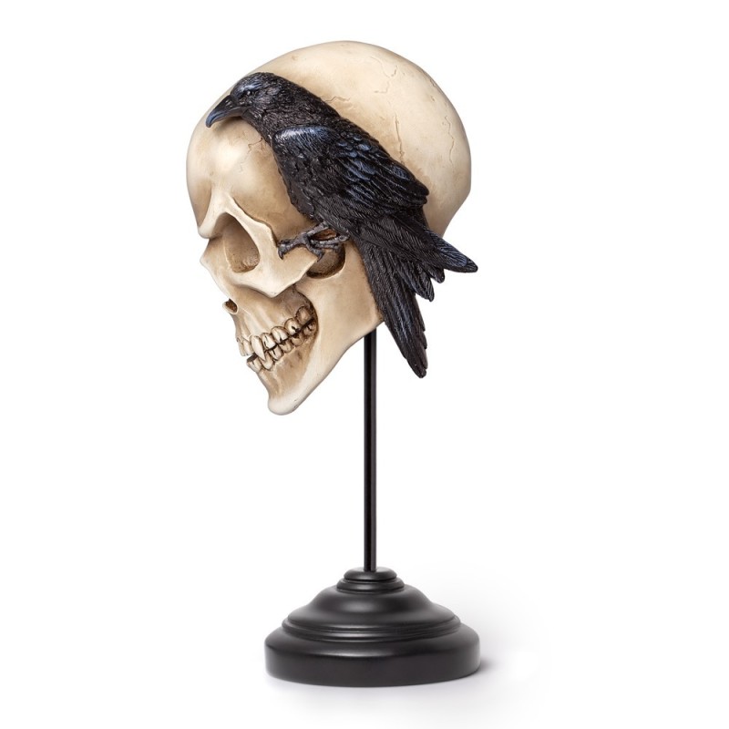 alchemy england Nevermore Skull - Ornament & Wall Decoration (V122)