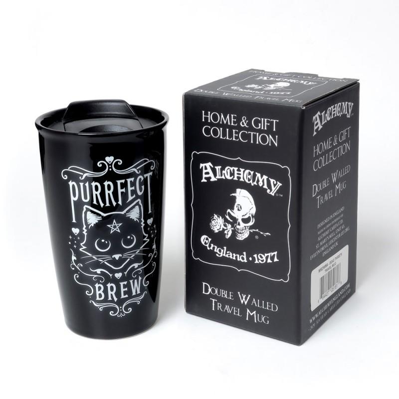 Alchemy England Purrfect Brew: Double Walled Mug (MRDWM3)