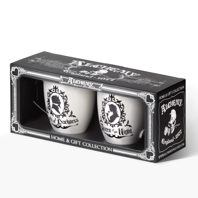 Alchemy England Queen Of The Night & Lord Of Darkness Couple Mug Set (CM2)