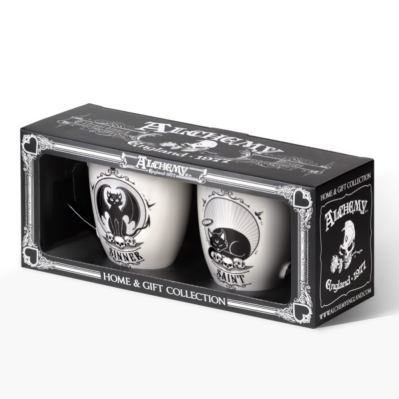 Alchemy England Saint & Sinner Double Sided Couple Mug Set (CM4)