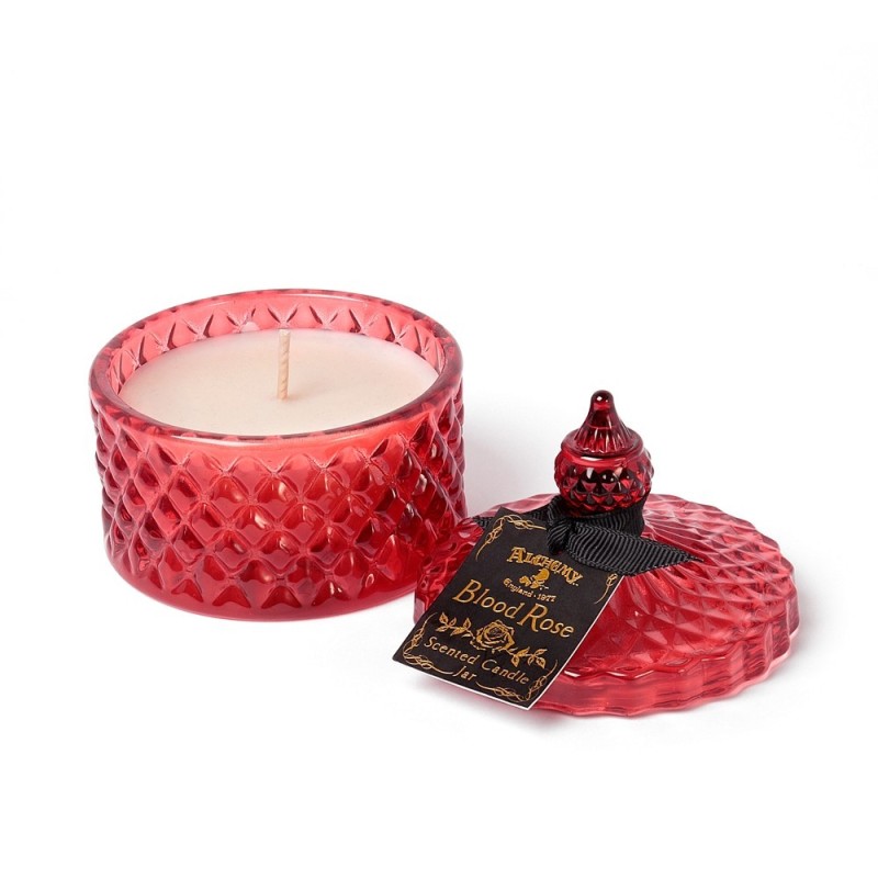 Alchemy England Scented Boudoir Candle Jar - Blood Rose (Small) (SCJ7)